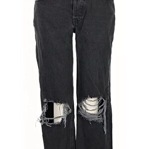 Free People Black High Rise Jeans
